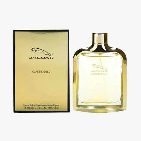 Jaguar Classic Gold For Men Eau de Toilette Spray 3.4 oz