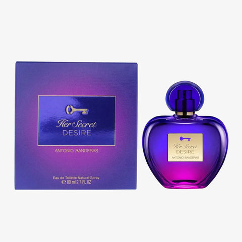 Her Secret Desire For Women by Antonio Banderas Eau De Toilette Spray 2.7 oz