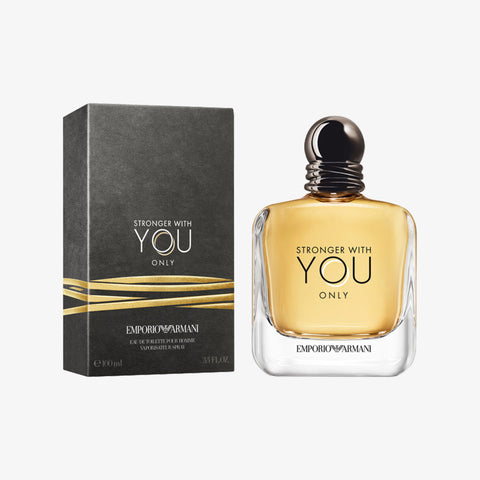 Stronger With You Only For Men By Giorgio Armani Eau de Toilette Spray 3.4 oz