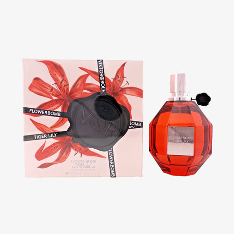 Flowerbomb Tiger Lily For Women By Viktor & Rolf Eau de Parfum Spray 3.4 oz