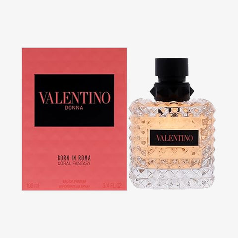 Donna Born In Roma Coral Fantasy For Women By Valentino Eau de Parfum Spray 3.4 oz