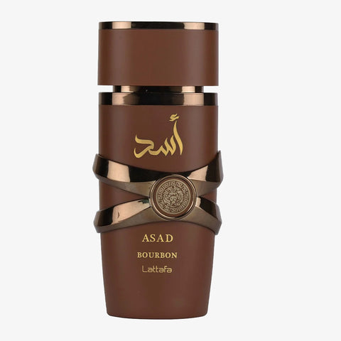 Asad Bourbon For Men By Lattafa Eau De Parfum Spray 3.4 oz