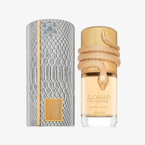 Musamam White Intense by Lattafa Eau de Parfum 3.4 oz