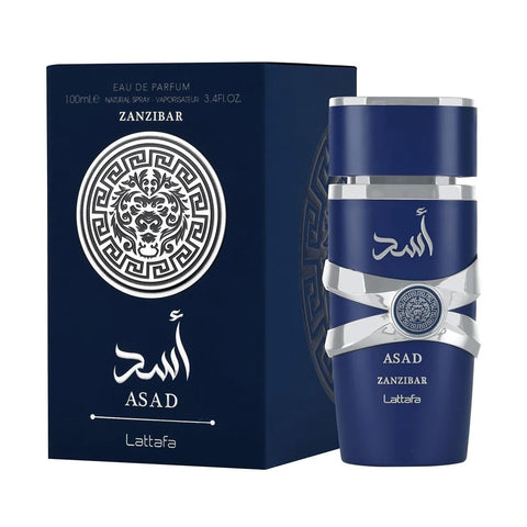 Asad Zanzibar For Men By Lattafa Eau De Parfum Spray 3.4 oz