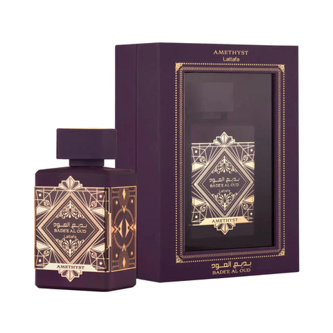 Bade'e Al Oud Amethyst by Lattafa Eau De Parfum Spray 3.4 oz