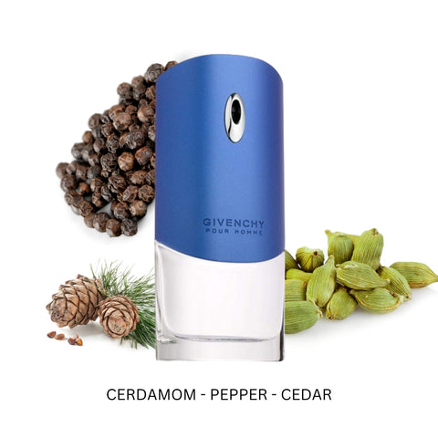 Blue Label For Men By Givenchy Eau De Toilette Spray 3.4 oz