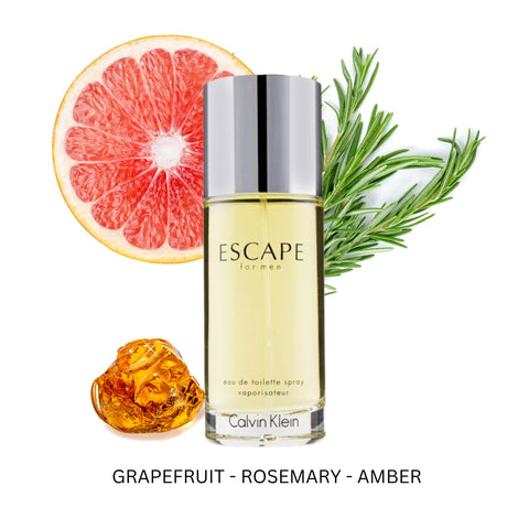 Ck Escape For Men By Calvin Klein Eau De Toilette Spray 3.4 Oz