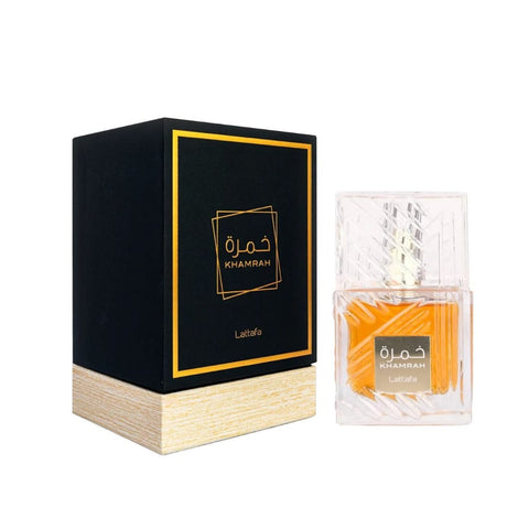 Khamrah by Lattafa Eau De Parfum Spray 3.4 oz