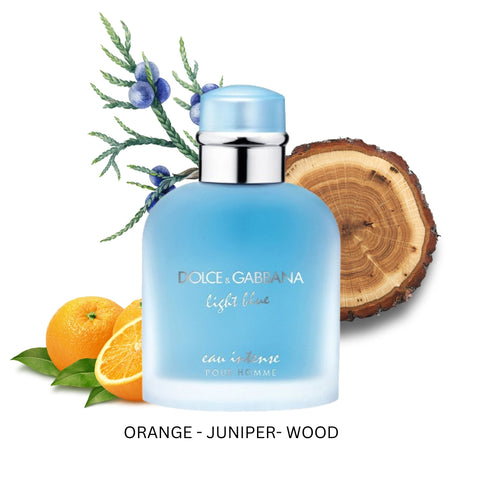 Light Blue Eau Intense By Dolce & Gabbana For Men Eau De Parfum Spray 3.4 oz