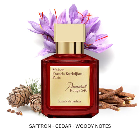 MFK Baccarat Rouge 540 By Maison Francis Kurkdjian Paris Extrait de Perfum Spray