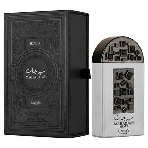 Maharjan Silver by Lattafa Eau De Parfum Spray 3.4 oz