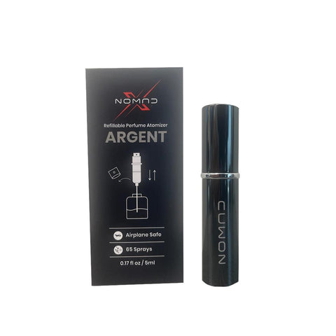 NomadX Argent (Grey) Refillable Perfume Atomizer 5ml