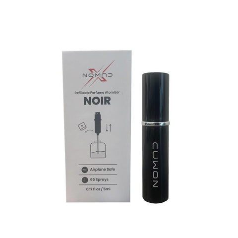NomadX Noir (Black) Refillable Perfume Atomizer 5 ml