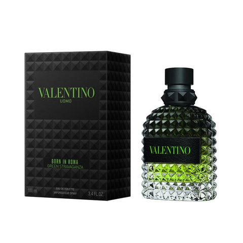 Valentino Uomo Born In Roma Green For Men By Valentino Eau de Toilette 3.4 oz