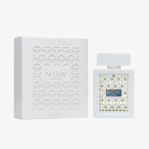 Rave Now White By Lattafa Eau De Parfum Spray 3.4 oz