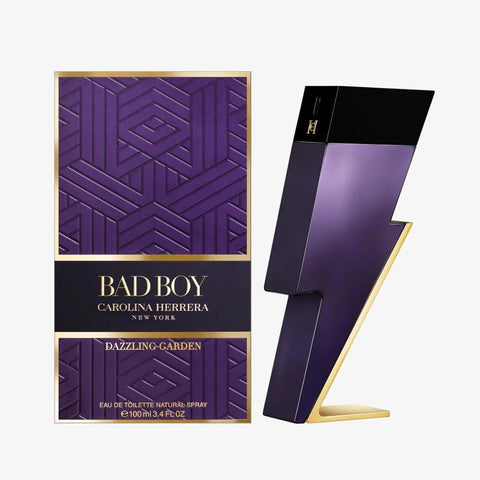Bad Boy Dazzling Garden For Men By Carolina Herrera Eau de Toilette Spray 3.4 oz