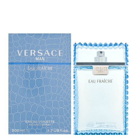 Eau Fraiche For Men By Versace Eau De Toilette Spray 6.7 oz