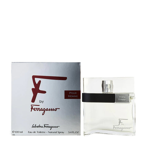 F By Ferragamo Pour Homme Men By Salvatore Ferragamo Eau De Toilette 3.4 Oz 