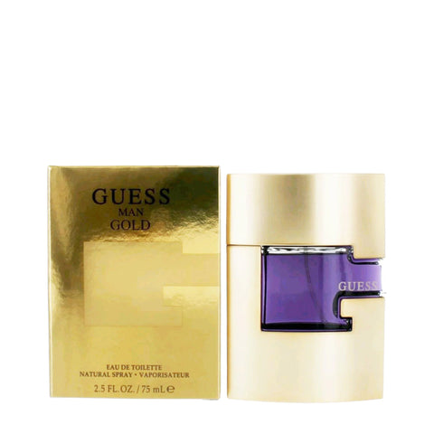 Guess Man Gold For Men By Guess Eau De Toilette Spray 2.5 Oz