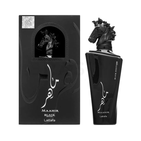 Lattafa Maahir Black Edition For Men By Lattafa Eau De Parfum Spray 3.4 oz