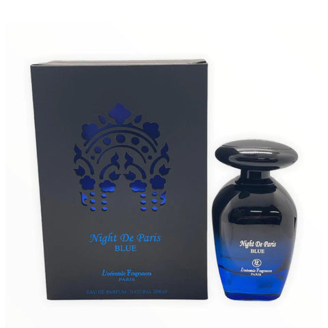 Night de Paris Blue for Men By L' Orientale Fragances Eau de Parfum 3.4 oz