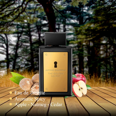 The Golden Secret For Men By Antonio Banderas EDT PerfumeOnNet
